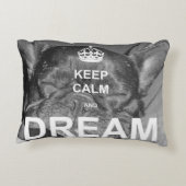 フレンチ・ブルドッグは穏やかな夢の枕を保ちます アクセントクッション (裏面)