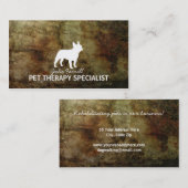 フレンチ・ブルドッグペットRealated 名刺 (正面/裏面)