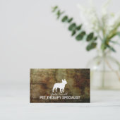 フレンチ・ブルドッグペットRealated 名刺 (スタンド正面)