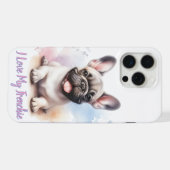 フレンチ・ブルドッグ大好き iPhoneケース (裏面横)