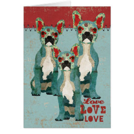 フレンチ・ブルドッグ愛カード