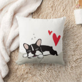フレンチ・ブルドッグ愛-装飾用クッション クッション (ブランケット)