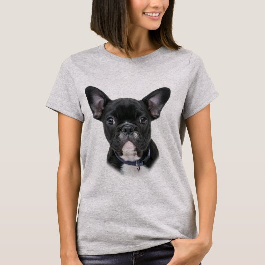 フレンチ・ブルドッグ犬の品種 Tシャツ (正面)