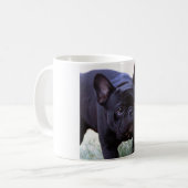 フレンチ・ブルドッグ犬 コーヒーマグカップ (正面左)
