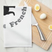 フレンチ・ブルドッグ キッチンタオル (四つ折り)