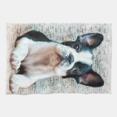 フレンチ・ブルドッグ キッチンタオル (横)