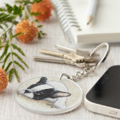 フレンチ・ブルドッグ キーホルダー (正面右)