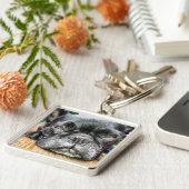 フレンチ・ブルドッグ キーホルダー (側面)