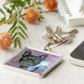 フレンチ・ブルドッグ キーホルダー (側面)