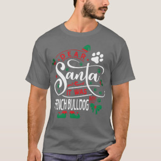 フレンチ・ブルドッグ クリスマス 犬の種類 ギフト プレゼント Tシャツ