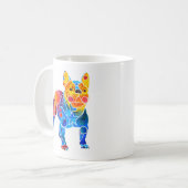 フレンチ・ブルドッグ コーヒーマグカップ (正面左)