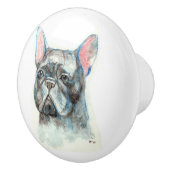 フレンチ・ブルドッグ セラミックノブ (右)