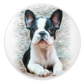 フレンチ・ブルドッグ セラミックノブ (正面)