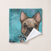 フレンチ・ブルドッグ バスタオルセット (ウォッシュタオル)