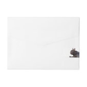 フレンチ・ブルドッグ ラップアラウンド宛名ラベル (裏面)