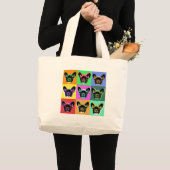 フレンチ・ブルドッグ ラージトートバッグ (正面(商品))