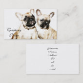 フレンチ・ブルドッグ 名刺 (正面/裏面)