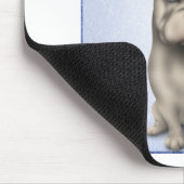 フレンチ・ブルドッグ(淡黄色の) FB1 マウスパッド (コーナー)