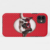 フレンチ・ブルドッグ Case-Mate iPhoneケース (裏面(横))