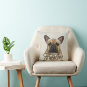 フレンチ・ブルドッグ- Frenchie犬 クッション (椅子)