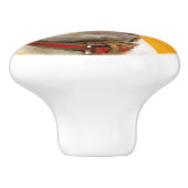 フレンチ・ブルドッグ- Frenchie犬 セラミックノブ (側面)