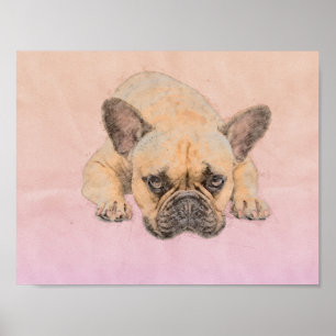 フレンチ・ブルドッグ- Frenchie犬 ポスター