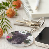 フレンチ・ブルドッグKeychain キーホルダー (正面右)