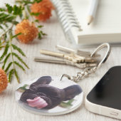 フレンチ・ブルドッグKeychain キーホルダー (正面右)