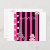 フレンチ・プードル ポストカード (正面/裏面)