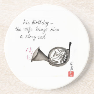 フレンチ・ホルンのコースター コースター