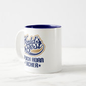 フレンチ・ホルンの先生のギフト ツートーンマグカップ (正面左)