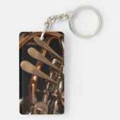 フレンチ・ホルンの写真 キーホルダー (裏面)