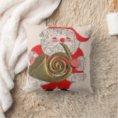 フレンチ・ホルンサンタ クッション (ブランケット)