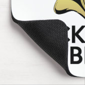 フレンチ・ホルンプレーヤーの蹴りの黄銅 マウスパッド (コーナー)