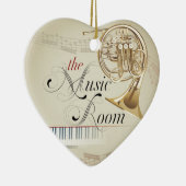 フレンチ・ホルン音楽部屋 セラミックオーナメント (右)