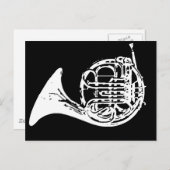 フレンチ・ホルン ポストカード (正面/裏面)