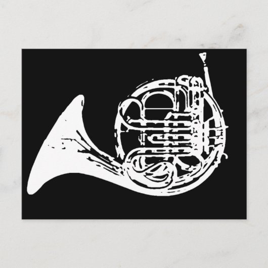 フレンチ・ホルン ポストカード (正面)