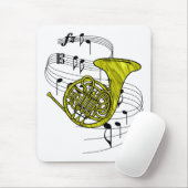 フレンチ・ホルン マウスパッド (マウス)