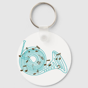 フレンチ・ホルンKeychain キーホルダー