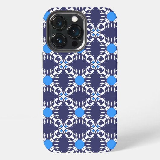 フレンチ・モダン柄 iPhoneケース (裏面)