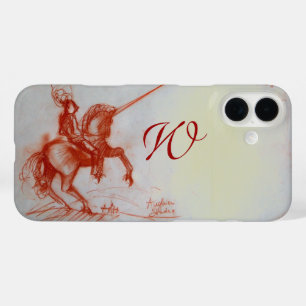 フレンツェ騎士の馬のモノグラム iPhone 16 PLUSケース