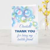 フレンドありがとうご挨拶 カード (黄色い花)