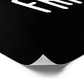 フレンドおもしろいフライフランスのドプンダークBG ポスター (角)