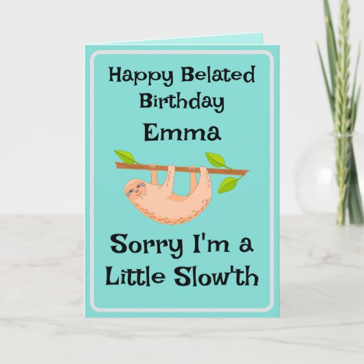 フレンドおもしろいベレーション誕生日スロッスカード カード (正面)