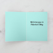 フレンドおもしろいベレーション誕生日スロッスカード カード (内部)