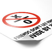 フレンドがゼロで割れない フォトプリント (角)