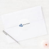 フレンドとして追加 – プラス1 ラウンドシール (封筒)