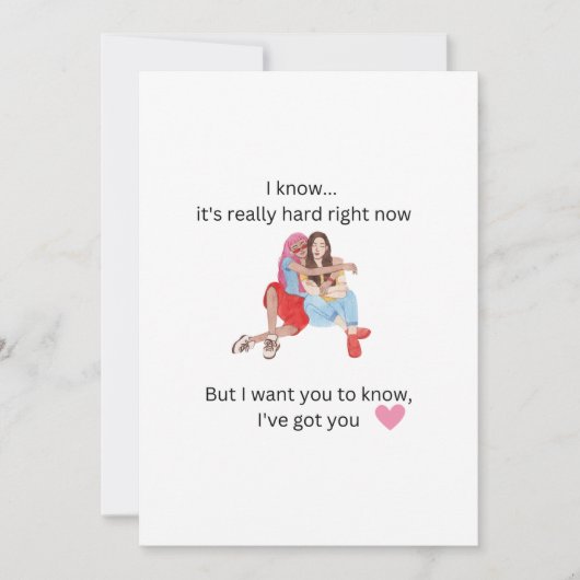 フレンドとフレンドの懸命時間 サンキューカード (正面)