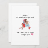 フレンドとフレンドの懸命時間 サンキューカード (正面/裏面)