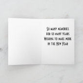 フレンドと思い出の特別クリスマスカード シーズンカード (内部)